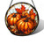 Pumpkin Maple Leaf Stained Glass Window Hanging Fall Suncatcher Gifts 12"