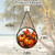 Pumpkin Maple Leaf Stained Glass Window Hanging Fall Suncatcher Gifts 12"