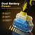 Turbo-Powered Jet Blower Small Leaf Vacuum Cordless with Battery & Charger