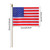 LoveVC 100 Countries International World Flags on Wooden Stick Small Mini Hand Held Flags for Sports Events,International Festival,5x8 Inch