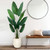 Haispring 12" Dia Fiberstone Planter – Modern Farmhouse Indoor/Outdoor Flower Pot, Beige Container with Grainy Matte Texture & Built-in Drainage Hole | Decorative Pot for Patio, Porch, Garden