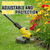 JKLARI Weed Wacker, 21V Battery Powered Grass Trimmer & Edger 2-in-1
