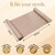 Wukfuiui 40" x50 Feet Burlap Fabric Natural Burlap Roll Multipurpose Burlap Tree Wrap Premium Weed Barrier Erosion Jute Fabric for Gardening, Weddings, Crafts & Holiday Decor – Wedding Aisle Runner