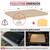 Unicook 15 x 12 Inch Pizza Stone for Oven and Grill, Rectangular, 6 Lbs