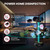 ZETAWALE UV Light Sanitizer, 100W Ultraviolet Lamp with Remote Control for Bed Bugs and Dust Mites, Home Disinfection Device UV Lamp with Motion Sensor,3 Speed Timings for Home, Room & Kitchen