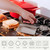 Made In Cookware - Stainless Steel Grill Press - Removable Leather Handle Cover - Crafted in Sweden