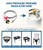 DPB 6FT Adjustable High Pressure Braided Propane Regulator with Hose