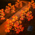 Lmtocs 4 Packs Solar Fall Thanksgiving Decorations Outdoor, 80LED Maple Leaf Pumpkin Fall Lights for Outdoor Fall Decorations, Waterproof Thanksgiving Lights for Yard, Pathway Harvest Decor