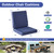 IPYNBAP Outdoor Cushions, Outdoor Chair Cushions 24x24x4 Inch, Cushions for Outdoor Furniture with Removable Cover, Waterproof & Fade Resistant Outdoor Seat Cushions for Patio, Lawn, Navy Blue