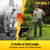 Colwelt Thatch Rake, Dethatcher Rake with Thin, Curved Spring Steel Tines, Dethatching Thatching Rake for Lawns with 61’’ Steel Handle, Lawn Tine Rakes for Pine Needles, Dead Grass, Garden Debris