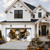 Halloween Garage Door Cover 16x7 FT, Realistic Garage Scene Design