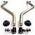 2-Pack 436884 436885 Adjustable Steering Drag Link & Caps LH/RH Set