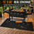KOYMILEY Under Grill Mats for Outdoor Grill, Wind Resistant No-Curl 75x40