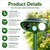 Solar Ultrasonic Animal Repellent Animal Deterrent Devices Outdoor 4Pack