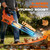 VIBOGEN Electric Leaf Blower Cordless 21V with 2x6.0Ah Batteries & Charger