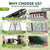 Heavy Duty 2 Pack 50"x17" Adjustable A-Frame Trellis for Climbing Plants Outdoor, Metal Rust-Proof Garden Trellis, Dense Grid Climbing Frame Trellis for Raised Beds, Cucumber, Tomatoes Outdoor