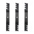 ZALANA 110-6837-03 Lawn Mower Toothed Mulching Blades Set Replace 115-5059-03 112-9759-03 112-9759 115-5059 for Toro Timecutter SS5000 SS5060 MX5050 MX5000 MX5075 Z5000-50'' Deck (3 Pack)