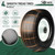 2Pcs 9x3.50-4 "Flat Free Tire, Lawn Mower Tire, with 3.5" Centered Hub, 3/4”& 5/8” Bearings, 2/5"& 1/5" Metal Spacers, 3.5"-4"-4.5"-5" Centered Hub, Smooth Tread Tire for Zero Turn Mowers