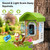NEEZUKAR Smart Bird Feeder with Camera Solar Powered, AI Species Identification, 2K HD Video, Instant Arrival Alerts, Weatherproof Design for Outdoor, Best Gift for Bird Lovers(Green)