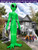 14 Ft Giant Halloween Inflatable Alien Decoration with Built-in LEDs
