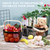 2 Pack Garden Harvest Basket, Metal Mesh Wire Picnic Basket with Handle