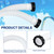 Glooglitter Pool Pump Replacement Hose 1.5" Diameter 2 Pcs 59" Long and 1 Pcs 16" Long Accessory Filter Hose for Sand Filter Pumps, Saltwater Systems for Above Ground Pools
