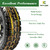 Parts Camp Replace Gorilla Cart Wheels 10" Flat-free Solid Tire and Wheel