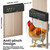 Automatic Chicken Coop Door: 3500mAh Solar Powered, 656ft Long-Range Remote, Intuitive Color LCD Display, Anti-Pinch Safety Sensor, Weather-Resistant Aluminum Auto Door for Poultry