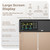 Automatic Chicken Coop Door: 3500mAh Solar Powered, 656ft Long-Range Remote, Intuitive Color LCD Display, Anti-Pinch Safety Sensor, Weather-Resistant Aluminum Auto Door for Poultry