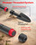 2-in-1 Metal Detector Pinpointer with Digging Shovel, LAFMATE Handheld Pin Pointer Wand with 360° Detection, IP68 Waterproof, 3 Sensitivity Levels & Dual Alert Modes, for Adults Kids Treasure Hunting
