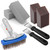 Pumice Stone for Pool and Stainless Steel Pool Brush Kit to Reomve Erase Rust Stain Spot in Concrete Plaster Pool Spa and Calcium Deposit on Pool Tile