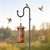 74" Shepherds Hook Stand: Hanging Bird Feeders, Wind Chimes, Plants