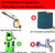 GDHXW High Power Washer Gun,Adjustable Pressure Washer Gun with Extension Wand,Quick Connection,with 5 Nozzle Tips, 2 Adapter,10 O-Rings 5000 PSI,Compatible with Most Pressure Washer