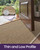 DEXI Ultra Thin Indoor Door Mat 32x48, Entrance Doormats, Beige