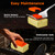 Grill Brush Bristle-Free with Scraper, Kevlar Steam BBQ Cleaner, Orange