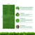 Snailpipi Artificial Grass 2ft x 4ft Pet Turf &Drainage Holes 1.18in THK