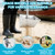 Sand Rake for Beach,, 65 Inches Long Handle Sand Sifter for the Beach