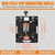 Universal Seat Suspension Kit Low Profile Heavy-Duty Suspension for Zero Turn Lawn Mower Tractor, Skid Steer, Forklift, Compatible with Most Zero Turn Mower