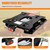 Universal Seat Suspension Kit Low Profile Heavy-Duty Suspension for Zero Turn Lawn Mower Tractor, Skid Steer, Forklift, Compatible with Most Zero Turn Mower