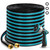 Svansea 100FT Garden Hose, Kink-Free Non-Expandable Flexible Water Hose with 10-Pattern Spray Nozzle, Lightweight Leakproof Flat Hose with 3/4” Solid Brass Connector for Yard, Lawn & Outdoor Use