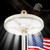 Flag Pole Light Solar Powered,360 LED Solar Flagpole Light for 15-25ft Pole