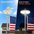 Flag Pole Light Solar Powered,360 LED Solar Flagpole Light for 15-25ft Pole