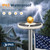 Flag Pole Light Solar Powered,360 LED Solar Flagpole Light for 15-25ft Pole