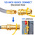 GasSaf 6 FT 1/2" ID Natural Gas Grill Hose with Quick Connect Fitting