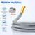 GasSaf 6 FT 1/2" ID Natural Gas Grill Hose with Quick Connect Fitting