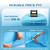 UIRWAY Pool Pillows for Above Ground Pools, 8ft Dia. Large Air Pillow for Winterizing Winter Pool Pillows Cover Closing Kit, Durable 0.6mm PVC, Ice Equalizer Cold Resistant, Faster Inflate 2 Valves