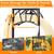 Detachable Heavy Duty Garden Hose Stand, Outdoor Water Hose Storage Rack