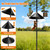 Upgrade Metal Squirrel Baffle for Bird Feeder Round Pole, for 0.5-1.2" Pole