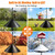 Upgrade Metal Squirrel Baffle for Bird Feeder Round Pole, for 0.5-1.2" Pole