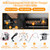 Upgraded Grill Replacement Parts Kit for Pit Boss, Traeger Pellet Grills, Include 2.0RPM Auger Motor, Fire Burn Pot, Hot Rod Ignitor, Induction Fan and 8Ft Power Cord Parts for Camp Chef, Z Grills